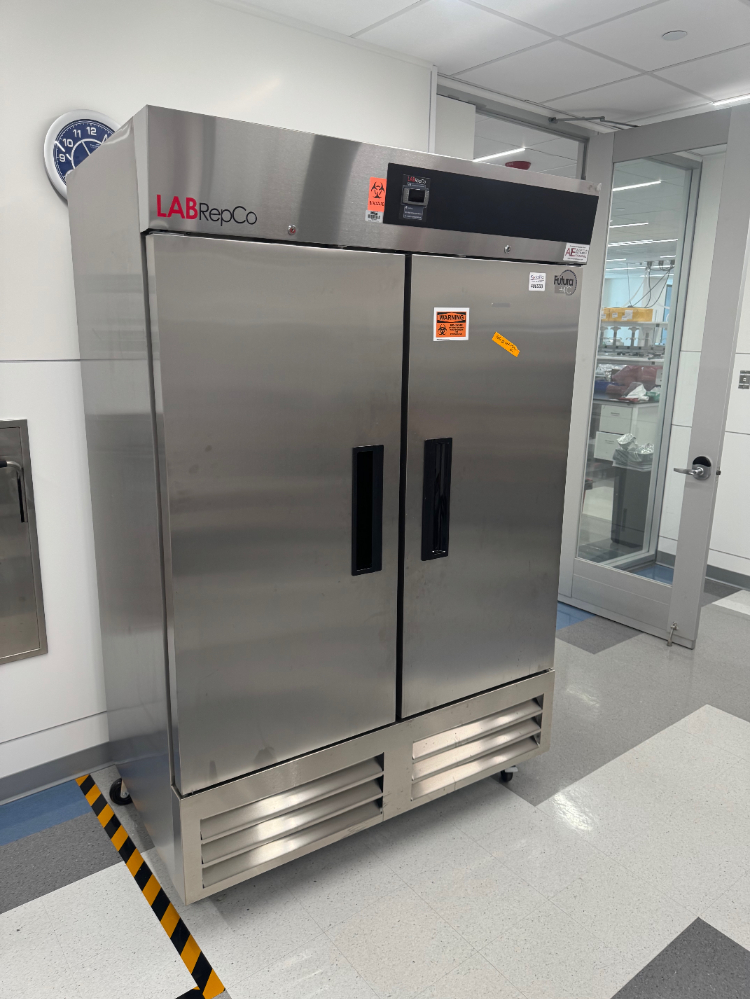 Image of LabRepCo Double Door Stainless Steel Refrigerator